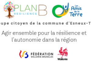 Couverture de l'initiative Résilience Plan B, locale d'Esneux des Amis de la Terre